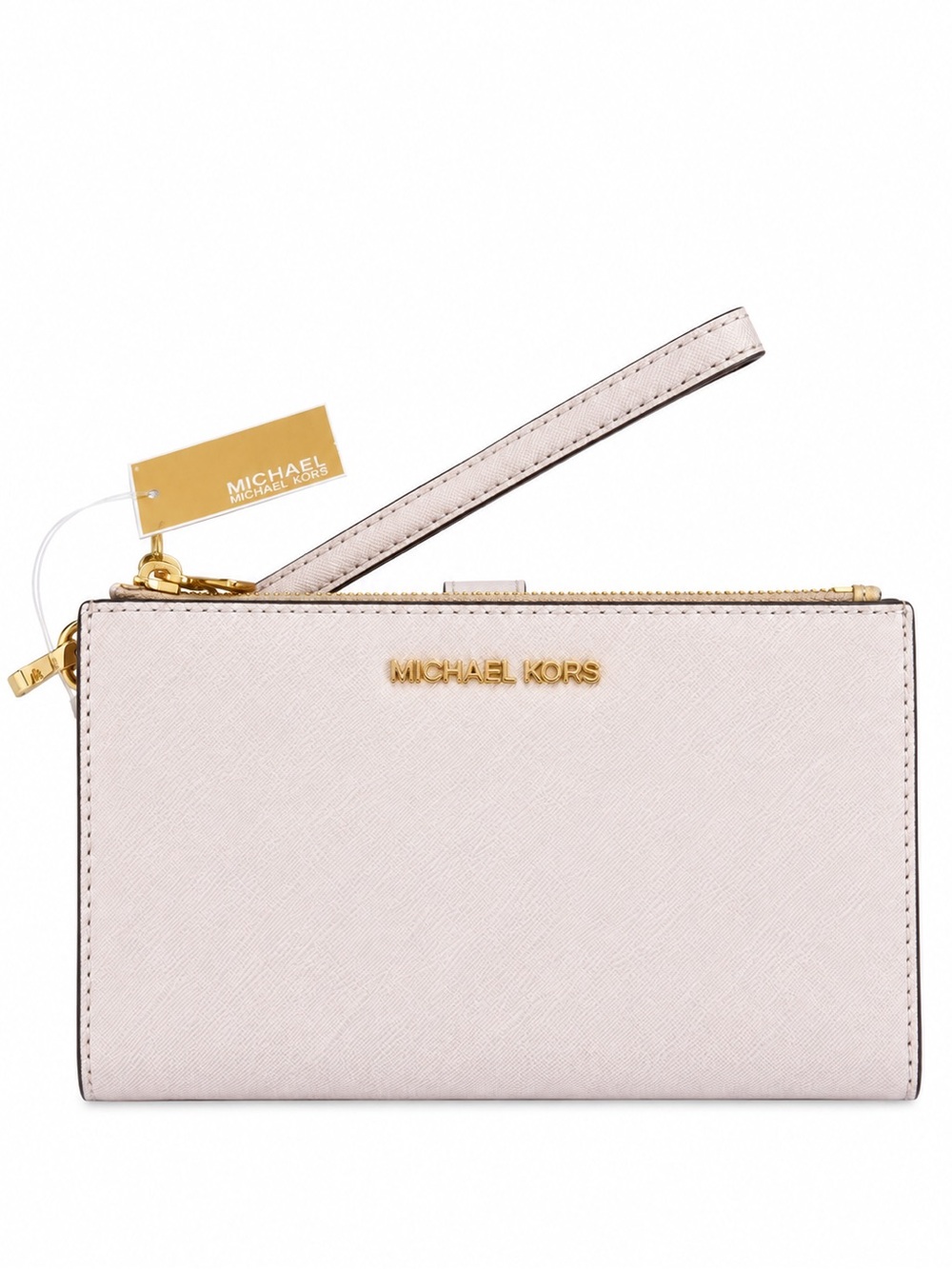 Michael Kors Pink Double Zip Wallet Wristlet